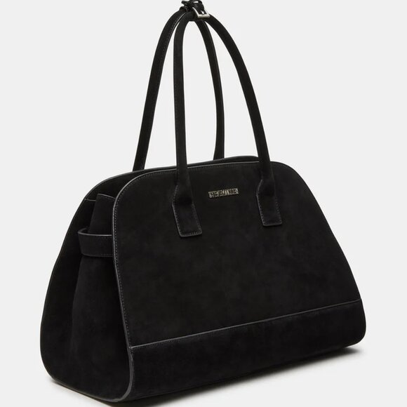 Steve Madden Heidee Bag in Black Suede - Picture 4 of 7